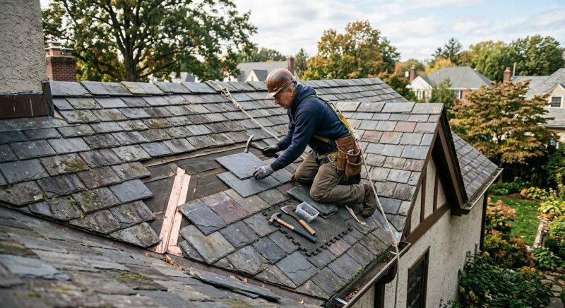 Slate Roof Repair in Smithfield, VA