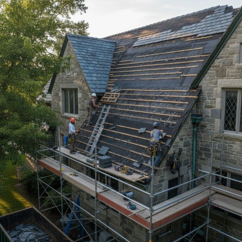 Slate Roof Replacement in James City County, VA