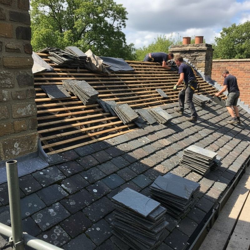 Slate Roof Replacement in Mathews, VA