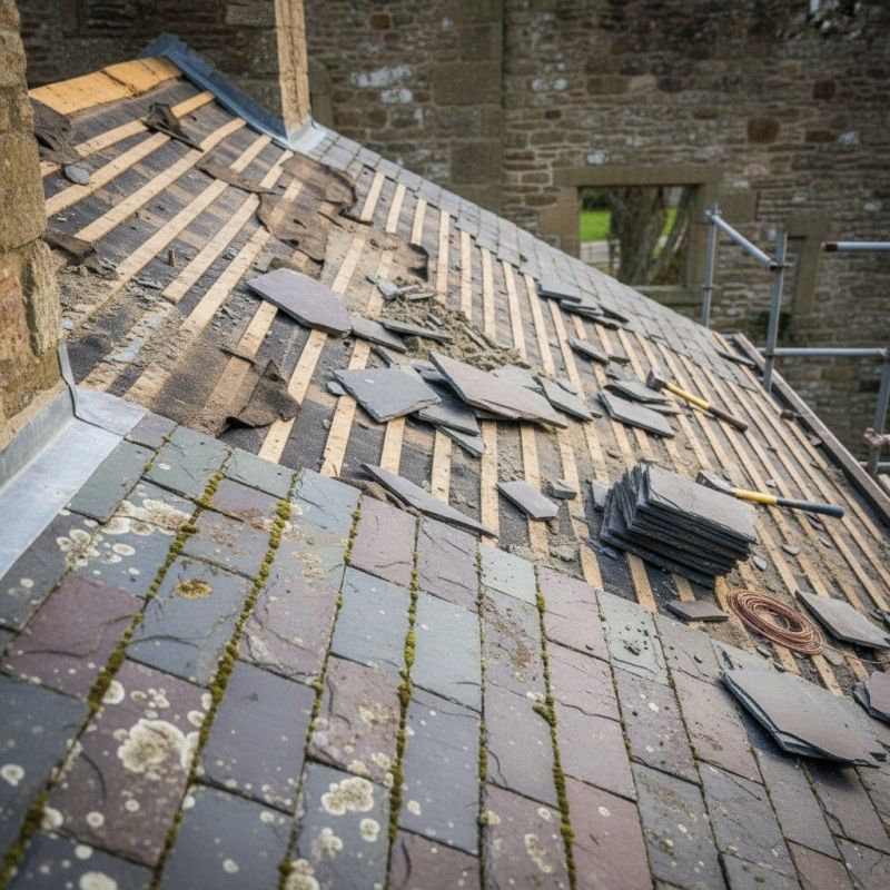 Slate Roof Replacement in Norfolk, VA