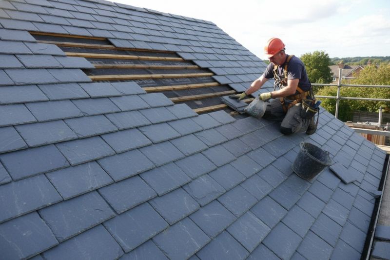 Slate Shingle Replacement in Yorktown, VA