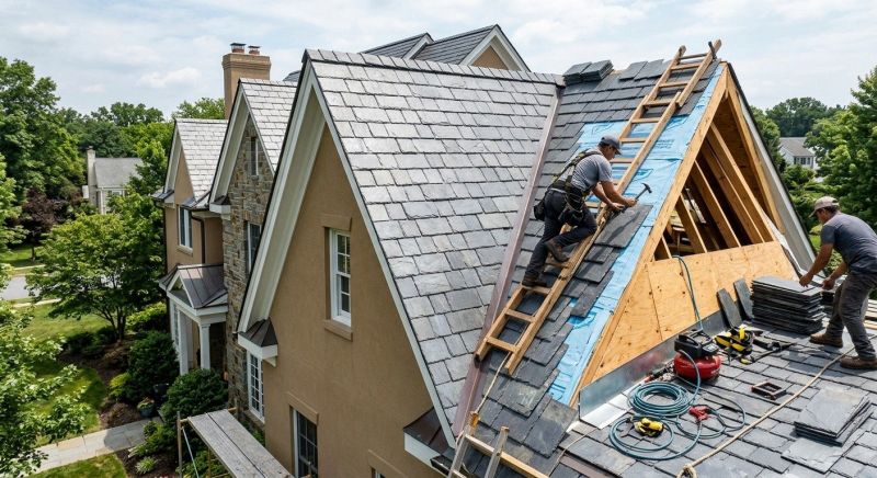 Slate Shingles Repair in Cardinal, VA