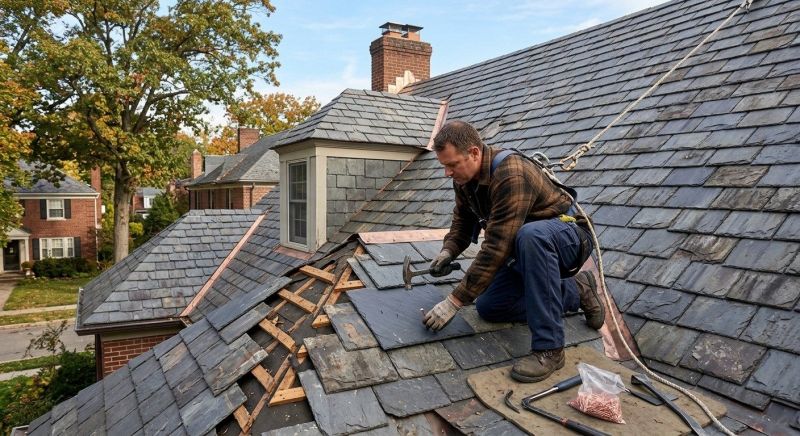 Slate Shingles Repair in Cardinal, VA