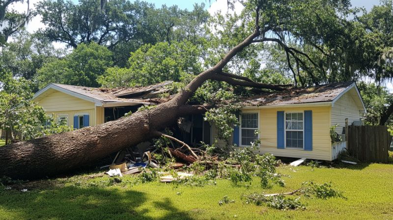 Storm Damage Roof Repair in Surry, VA
