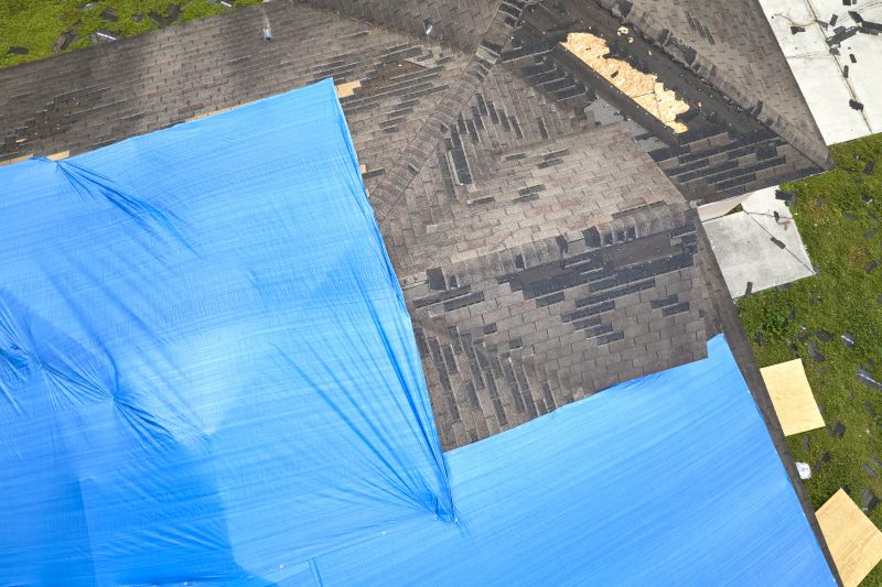 Storm Damage Roof Tarping in Yorktown, VA