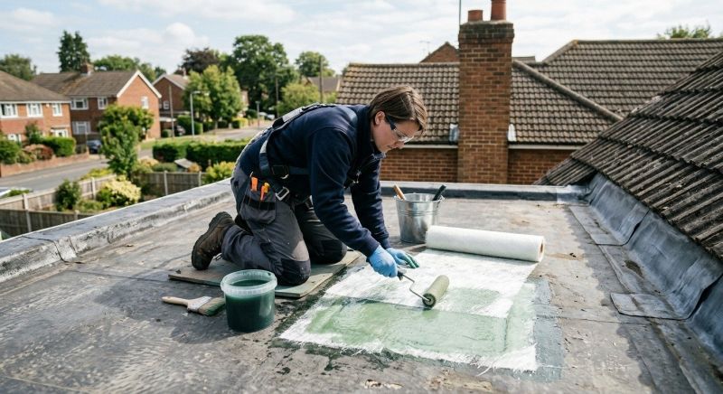 Synthetic Roof Repair in Yorktown, VA