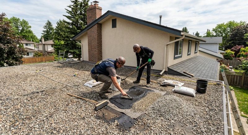 Tar And Gravel Roof Repair in Cardinal, VA