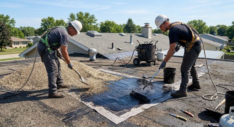 Tar And Gravel Roof Repair in Carrollton, VA