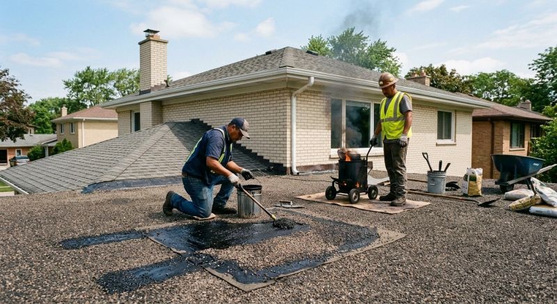 Tar And Gravel Roof Repair in Carrollton, VA