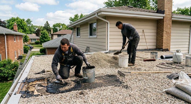 Tar And Gravel Roof Repair in Newport News, VA