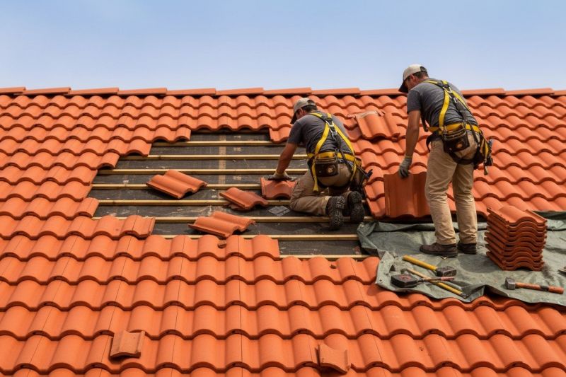 Tile Roof Repair in Mathews, VA