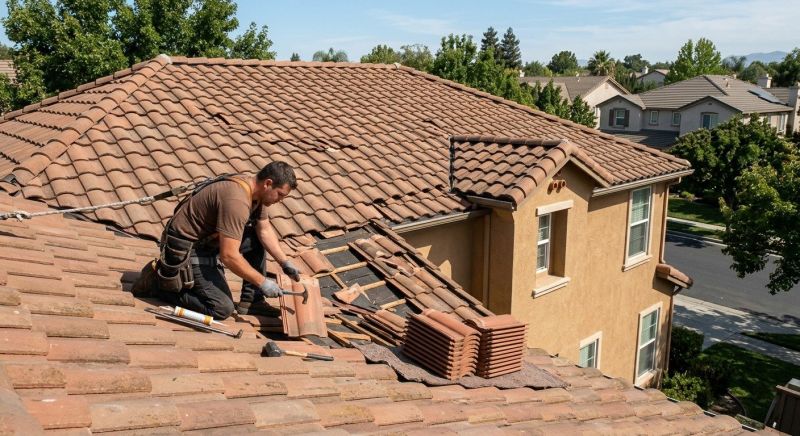 Tile Roof Repair in Williamsburg, VA