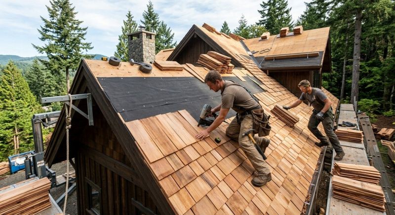 Wood Roofing Installation in Carrollton, VA
