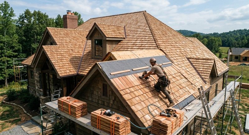 Wood Roofing Installation in Surry, VA