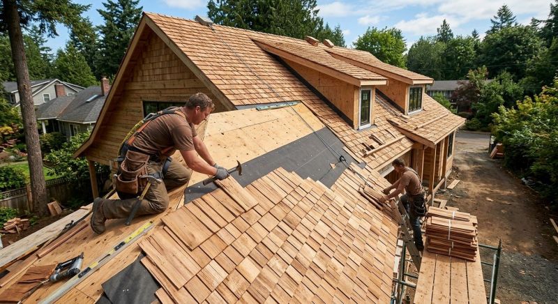 Wood Roofing Installation in Williamsburg, VA