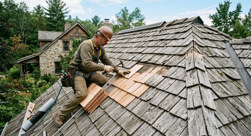 Wood Shake Roof Repair in Carrollton, VA