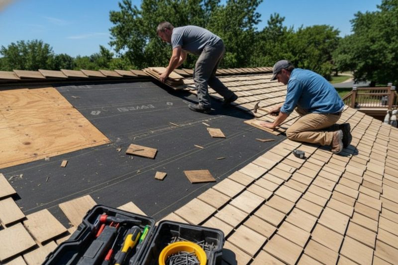 Wood Shake Roof Repair in Hampton, VA