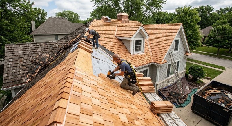 Wood Shingle Roof Replacement in Yorktown, VA